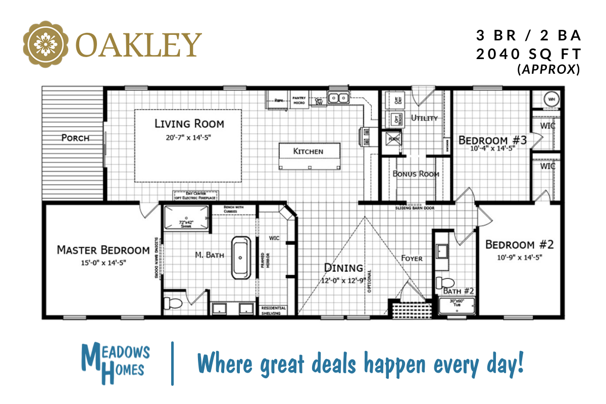Oakley Floorplan